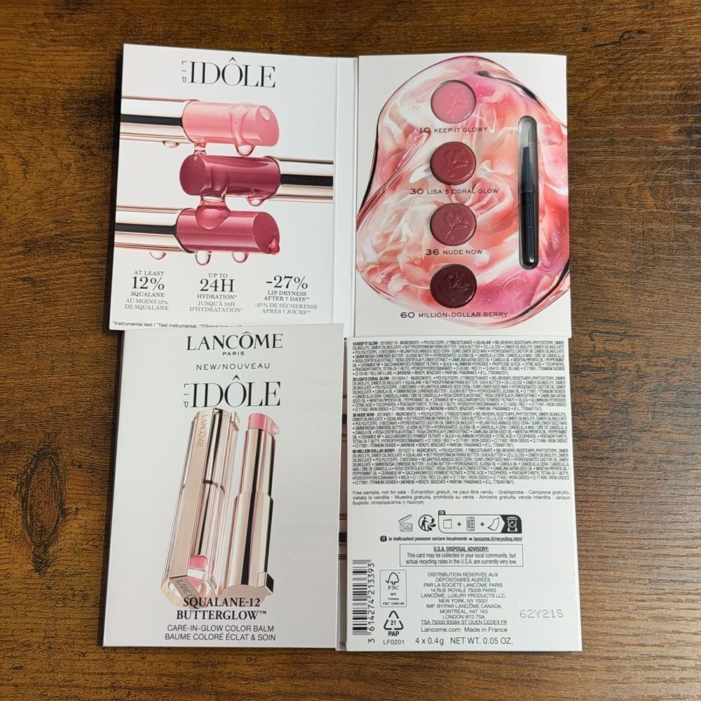 Lancôme Luxury Travel Set 🖤 Cosmetic Bag + Skincare & Lip Samples | NEW - Picture 4 of 10